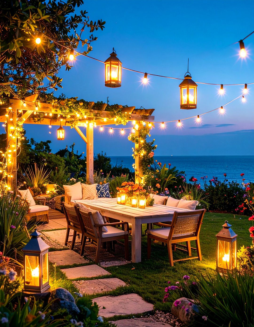 Coastal Garden Beach Style Decking - 20 Coastal Garden Ideas