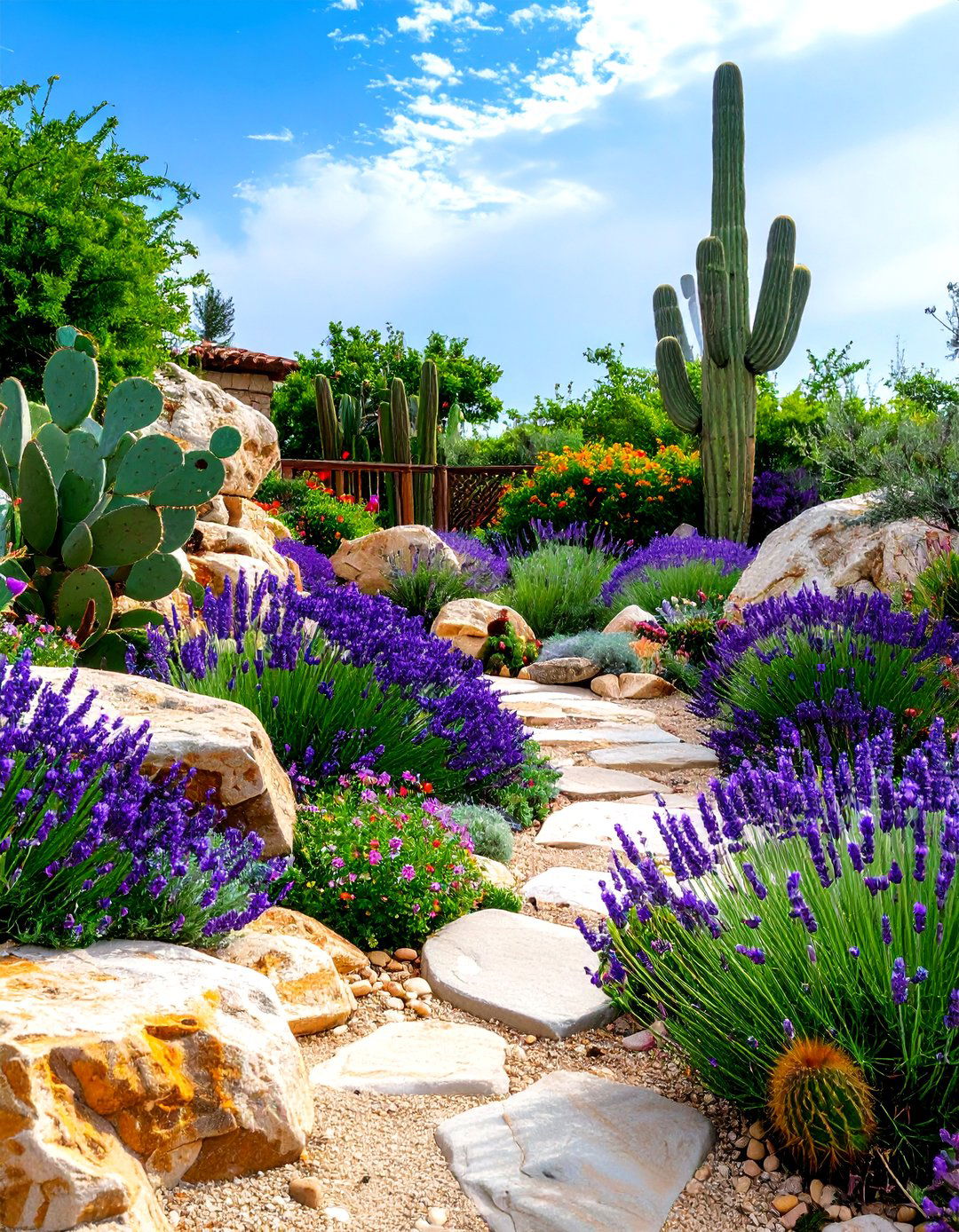 Coastal Garden Nautical Lighting Scheme - 20 Coastal Garden Ideas