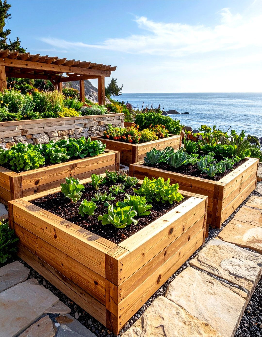 Coastal Garden Ornamental Grass Display - 20 Coastal Garden Ideas