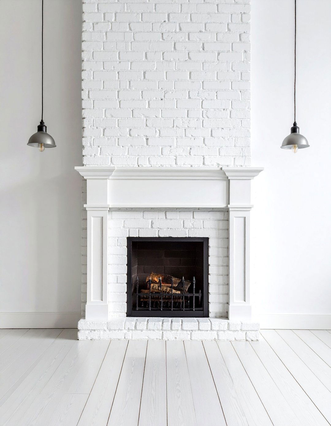 Coastal Inspired Brick Fireplace Styling - 20 Brick Fireplace Ideas