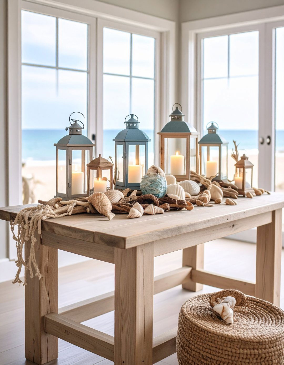 Coastal Inspired Entryway Table Decor - 20 entryway table decor ideas