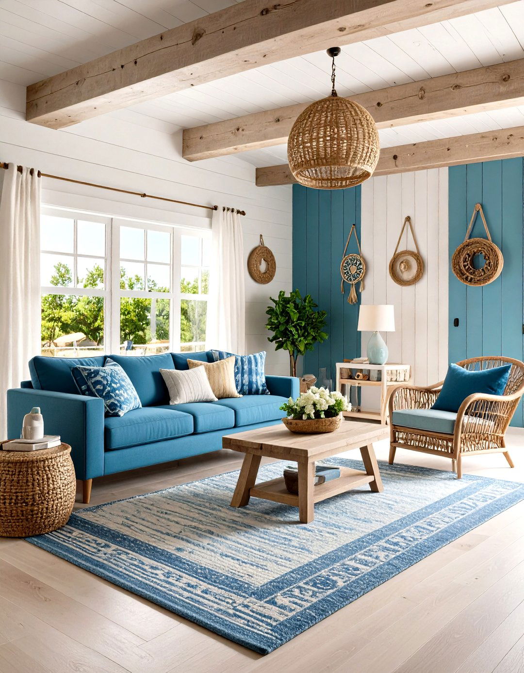 Coastal Log Cabin Hybrid Design - 20 Log Cabin Interior Design Ideas