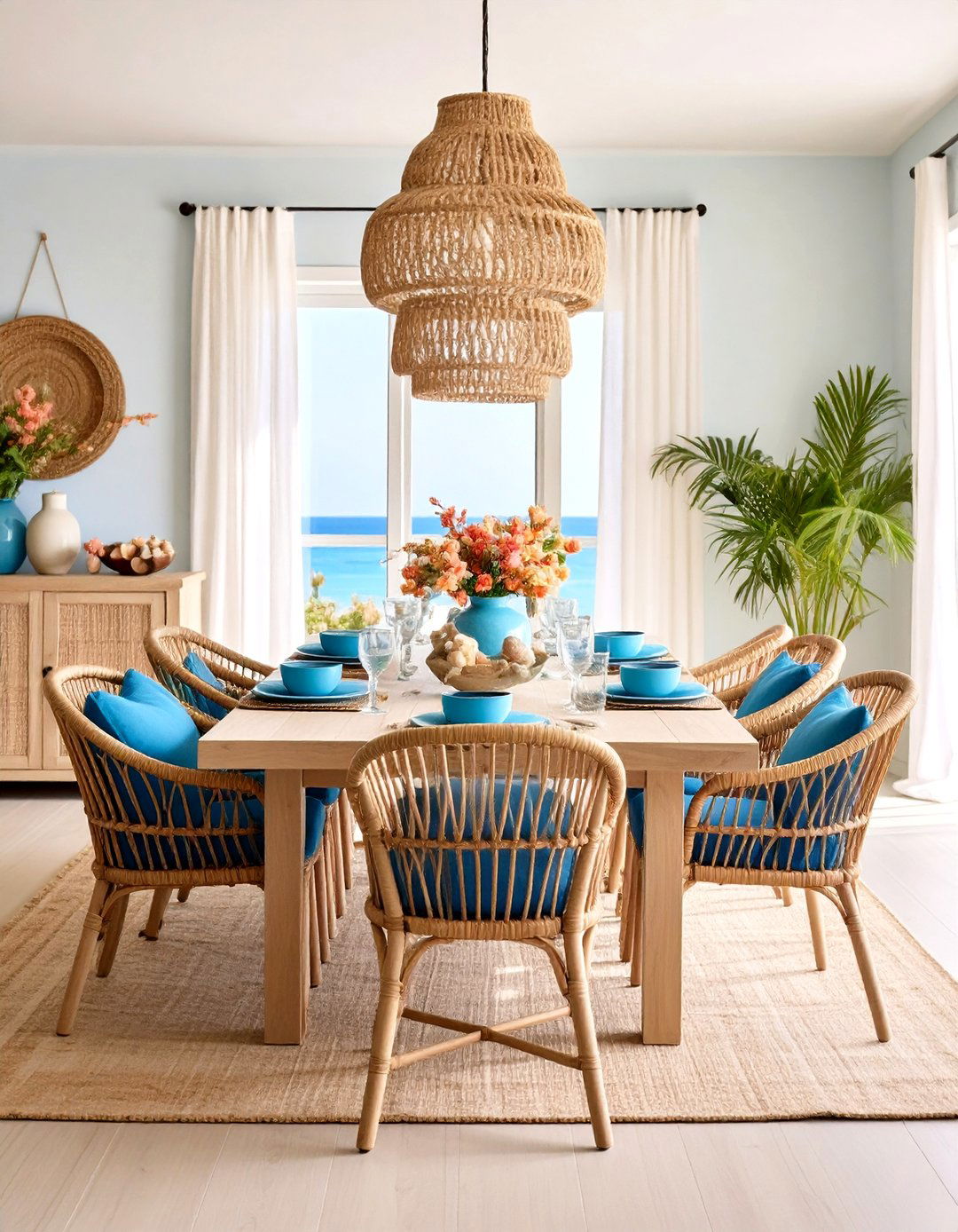 Coastal Luxury Dining Room - 20 Luxury Dining Room Ideas