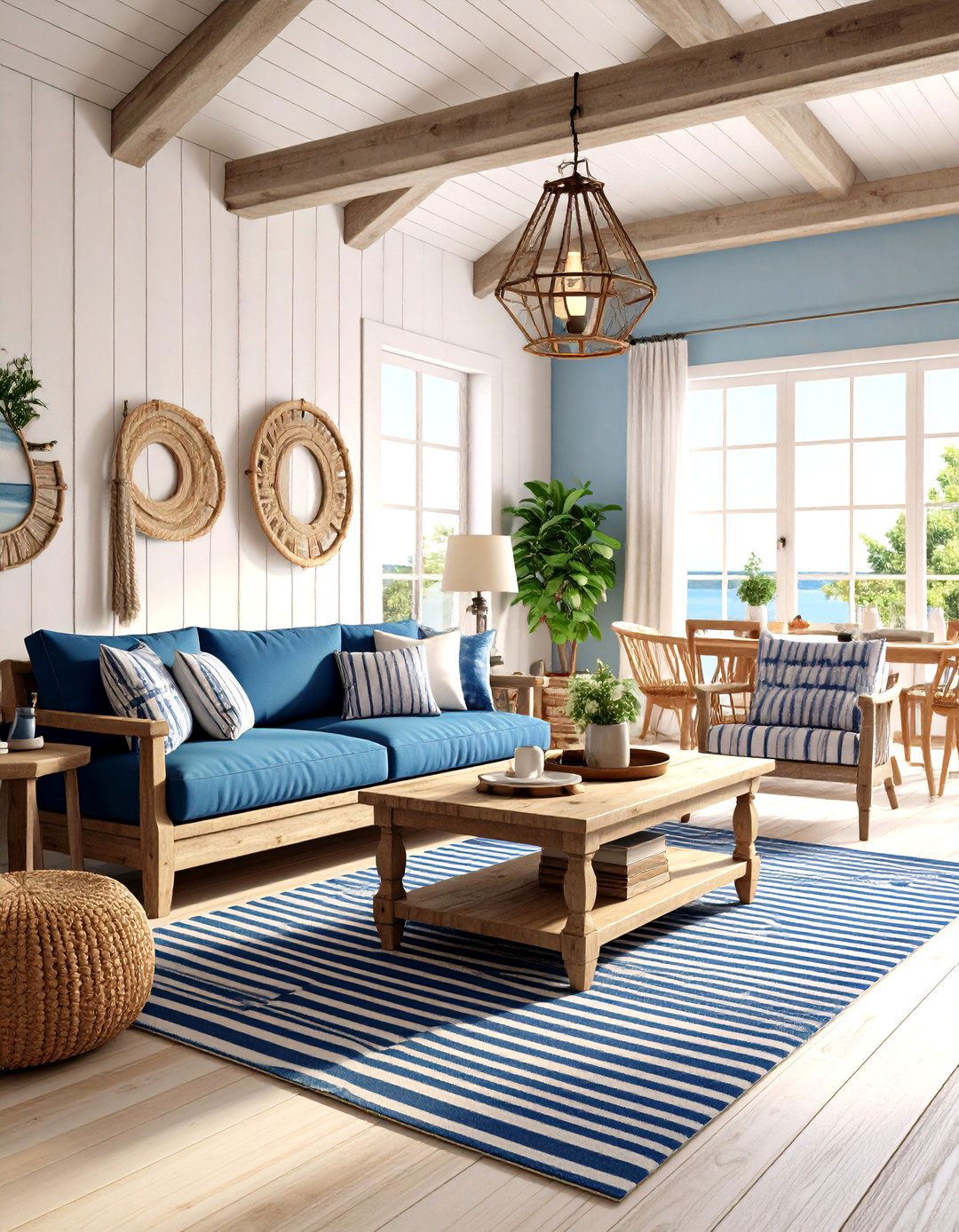 Coastal Nautical Loft Retreat - 20 Loft Ideas
