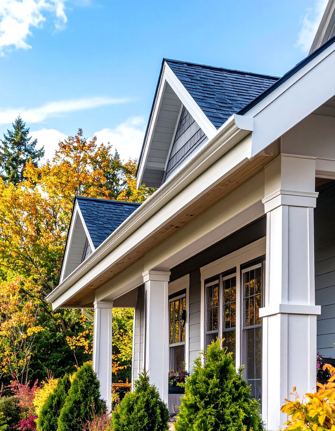Coastal PVC Deck Fascia with Crown Molding - 20 Deck Fascia Ideas