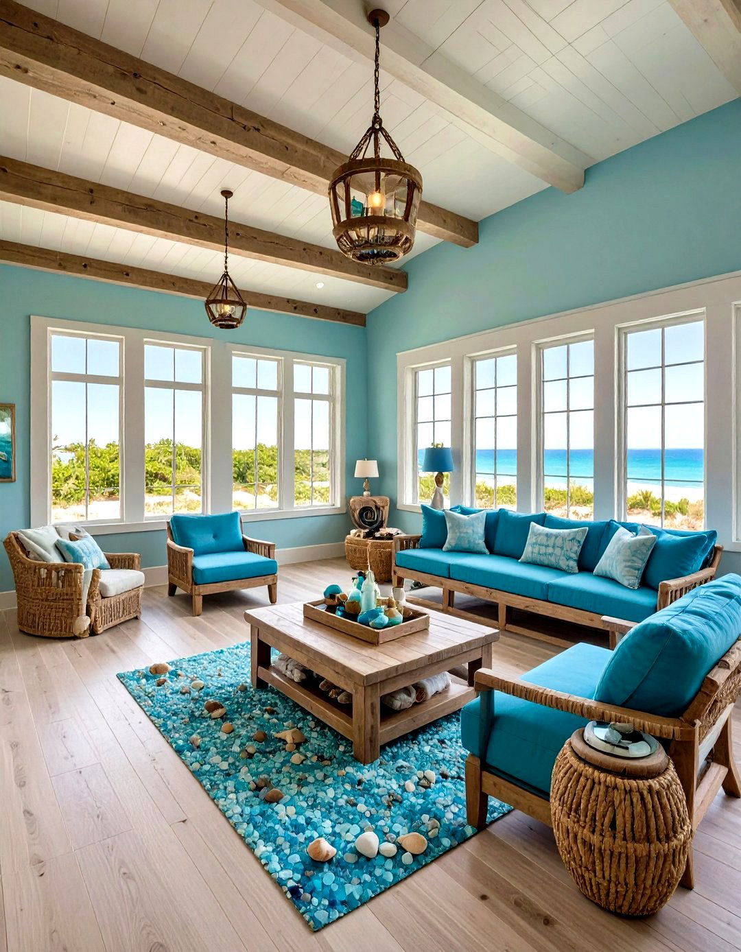 Coastal Retreat Theme - 20 Spa Room Ideas