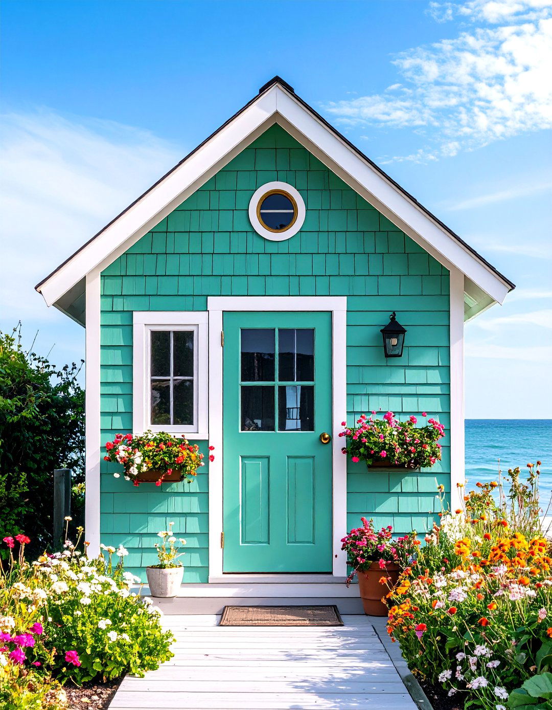 Coastal Shiplap Wood Shed Cottage - 20 wood shed ideas