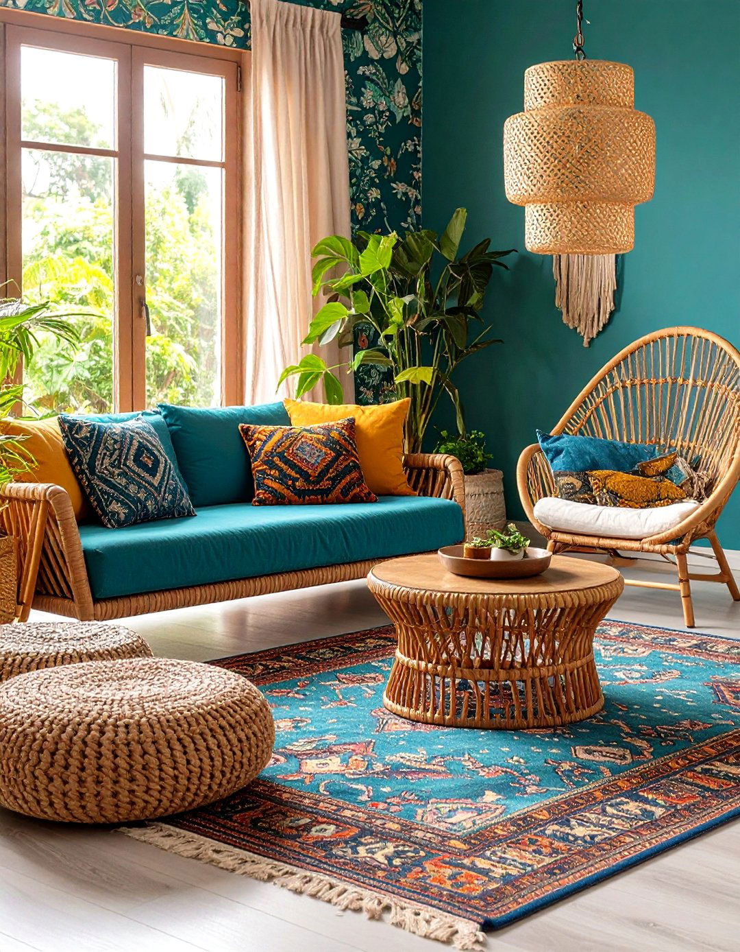 Coastal Teal Retreat - 20 Teal Living Room Ideas