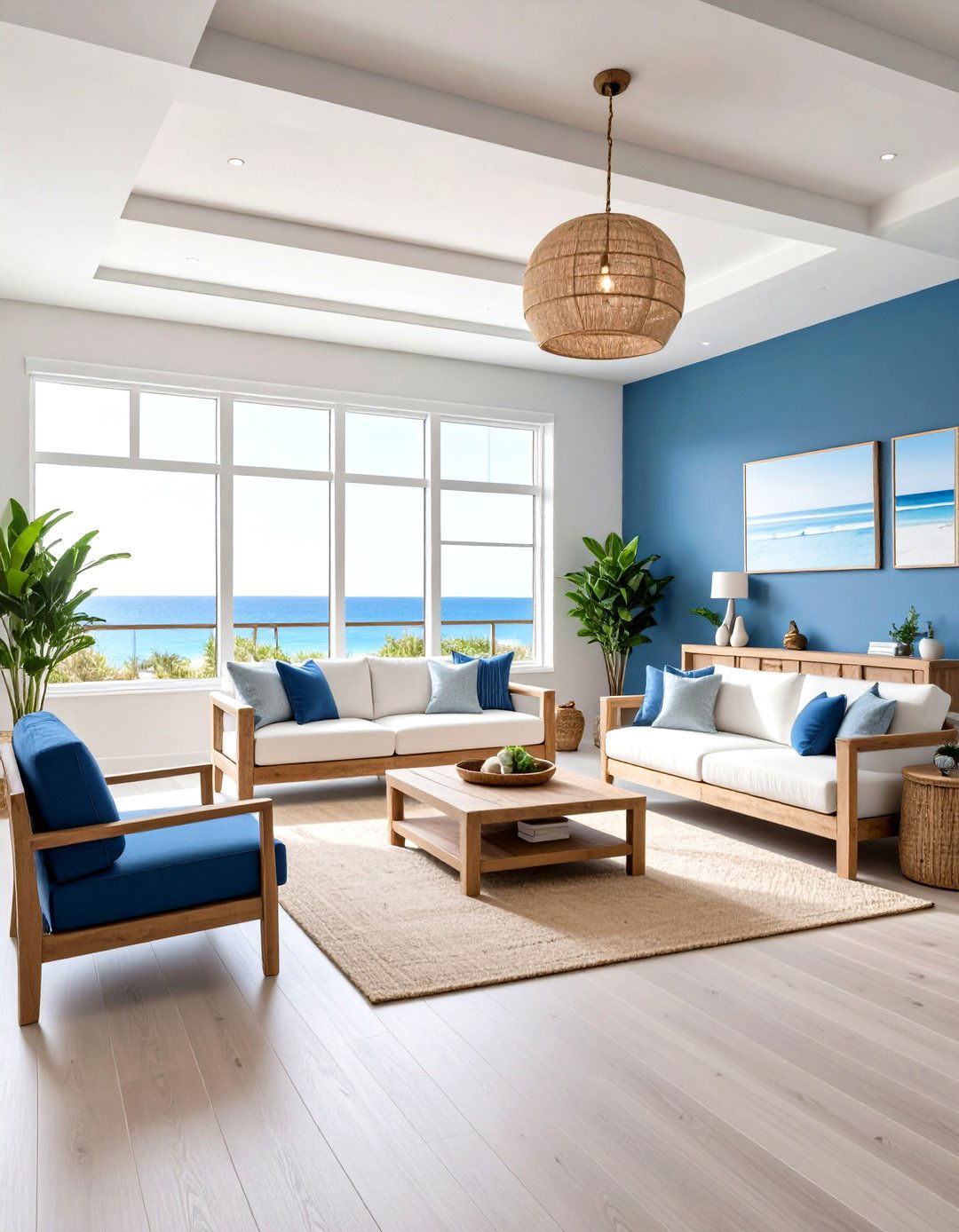 Coastal Therapist Room with Calming Ocean Themes - 20 Therapist Room Ideas