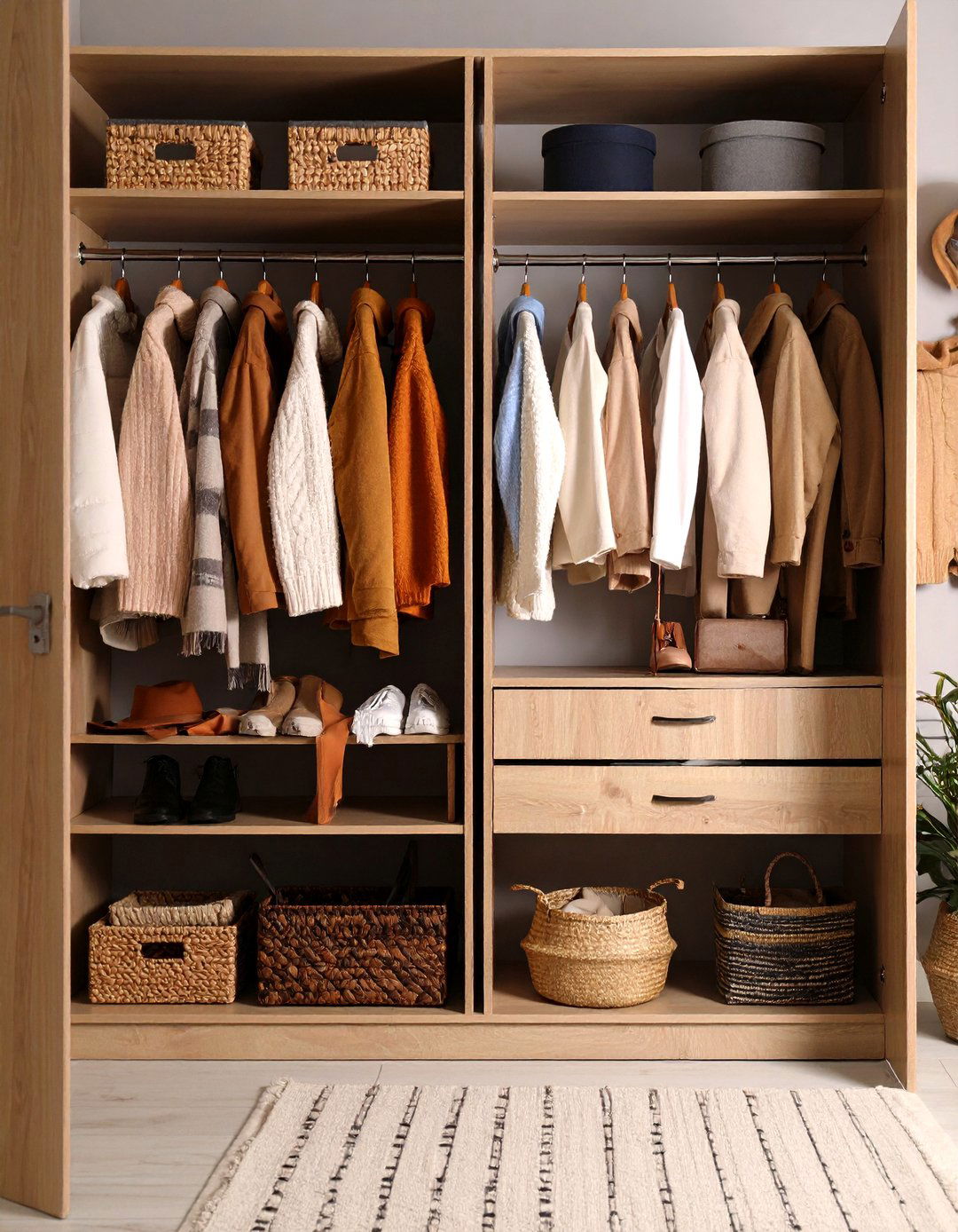 Coat Closet Accessory Organization Systems - 20 Coat Closet Ideas