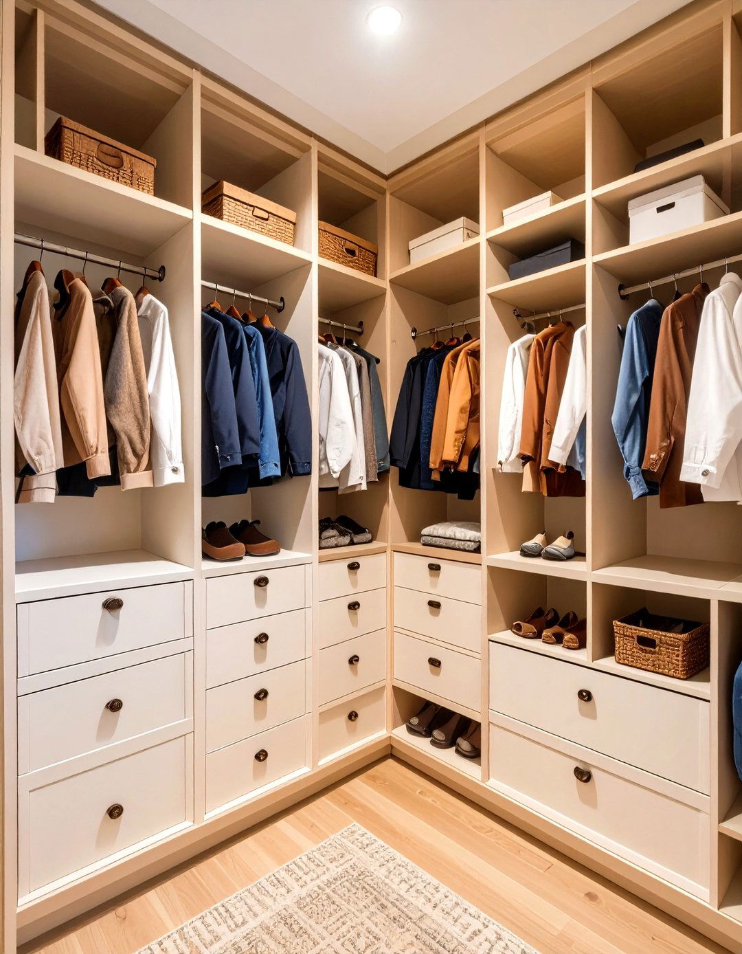 Coat Closet Built in Storage Systems - 20 Coat Closet Ideas