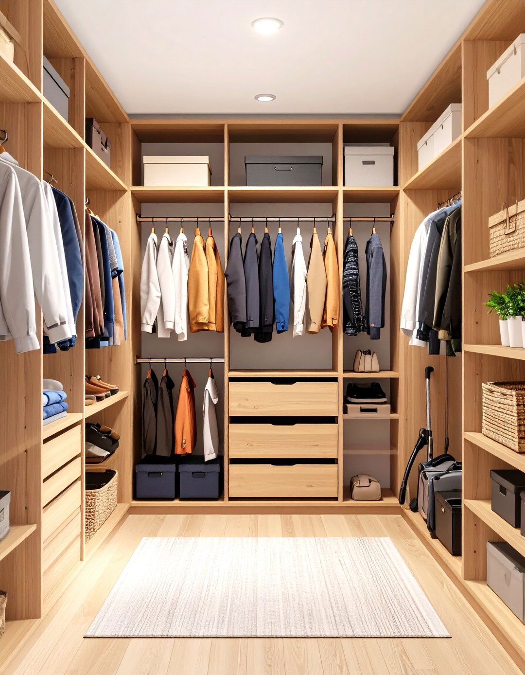 Coat Closet Multi Purpose Storage Design - 20 Coat Closet Ideas