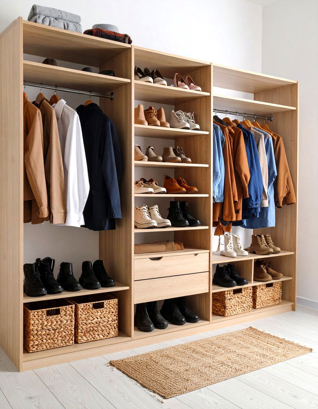 Coat Closet Shoe Storage Solutions - 20 Coat Closet Ideas
