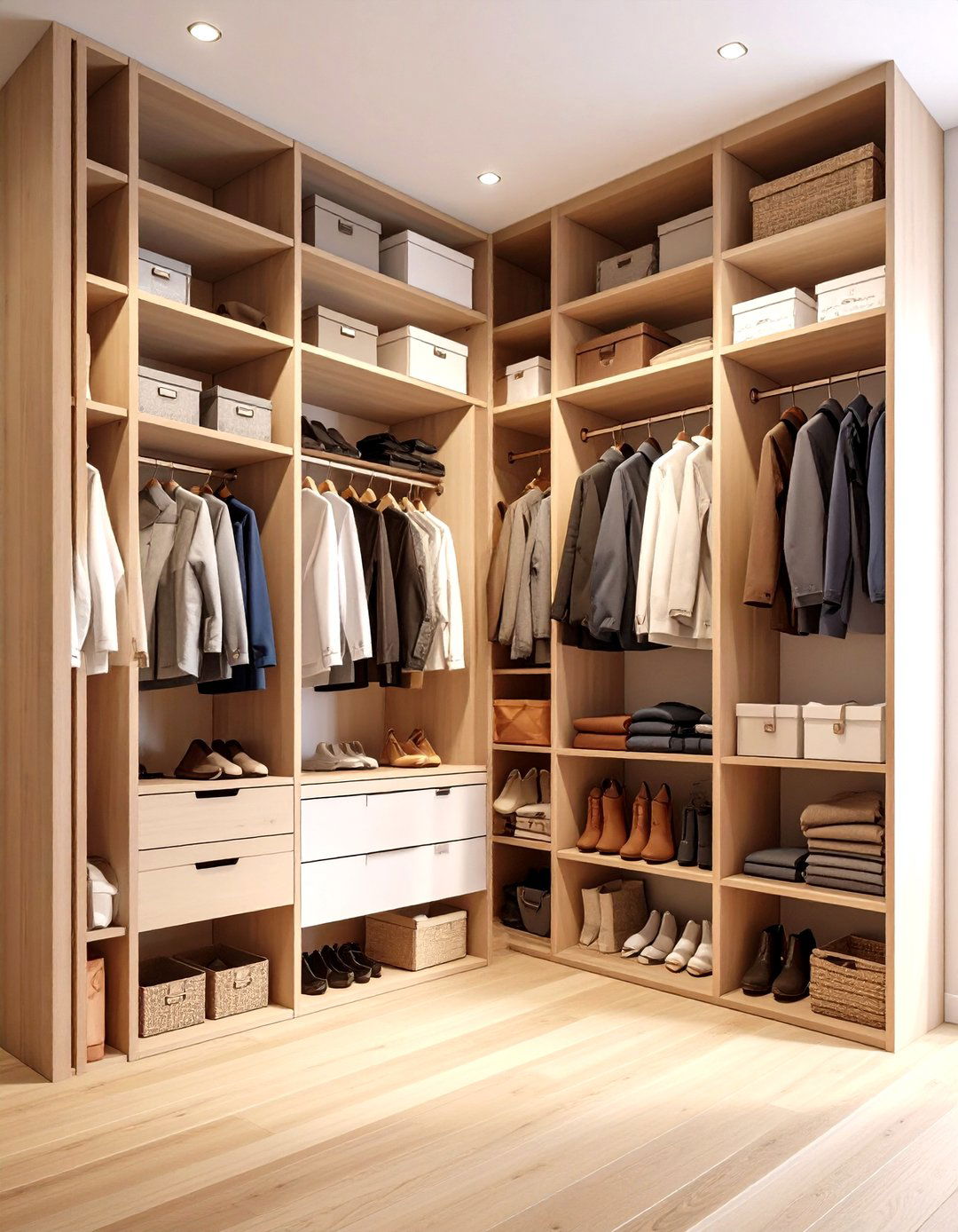 Coat Closet Vertical Space Maximization - 20 Coat Closet Ideas