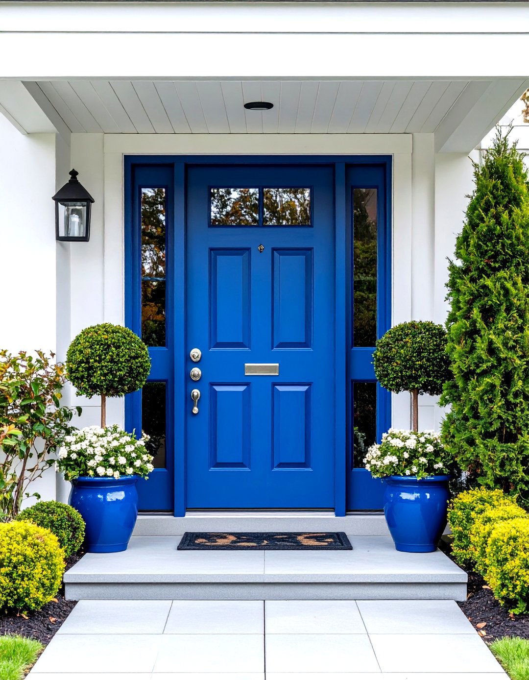 Cobalt Blue Mid Century Front Door - 20 Mid Century Front Door Colors