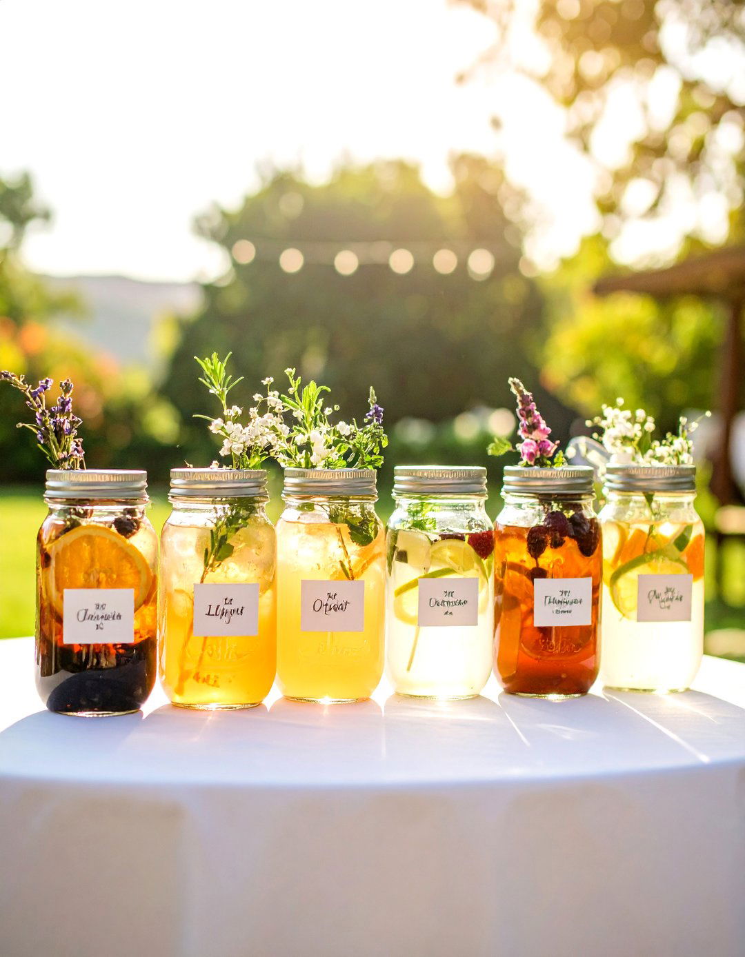 Cocktail Mix Wedding Favors in Mason Jars - 20 Wedding Favors Ideas