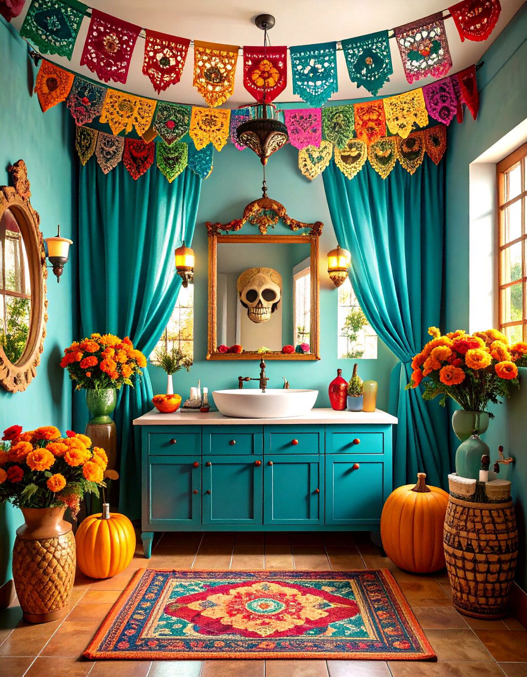 Coco Fiesta Color Disney Bathroom - 20 Disney Bathroom Ideas