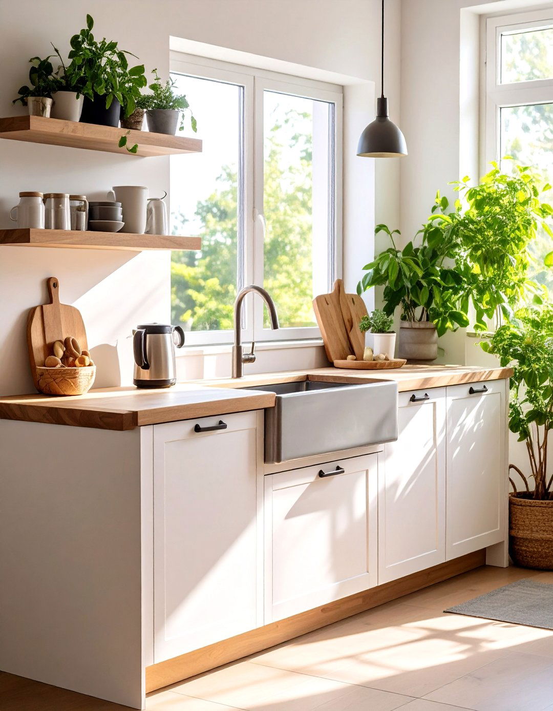 Coffee Station with Integrated Sink - 20 Coffee Station Ideas