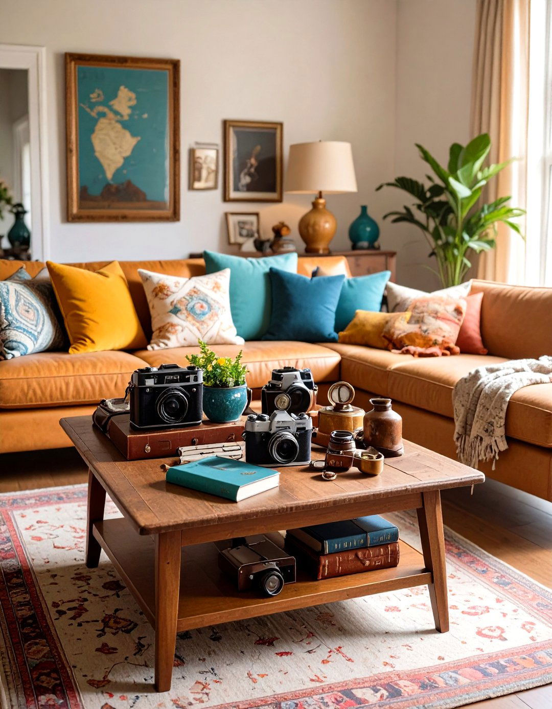 Coffee Table Personal Collection Display - 20 Coffee Table Decor Ideas