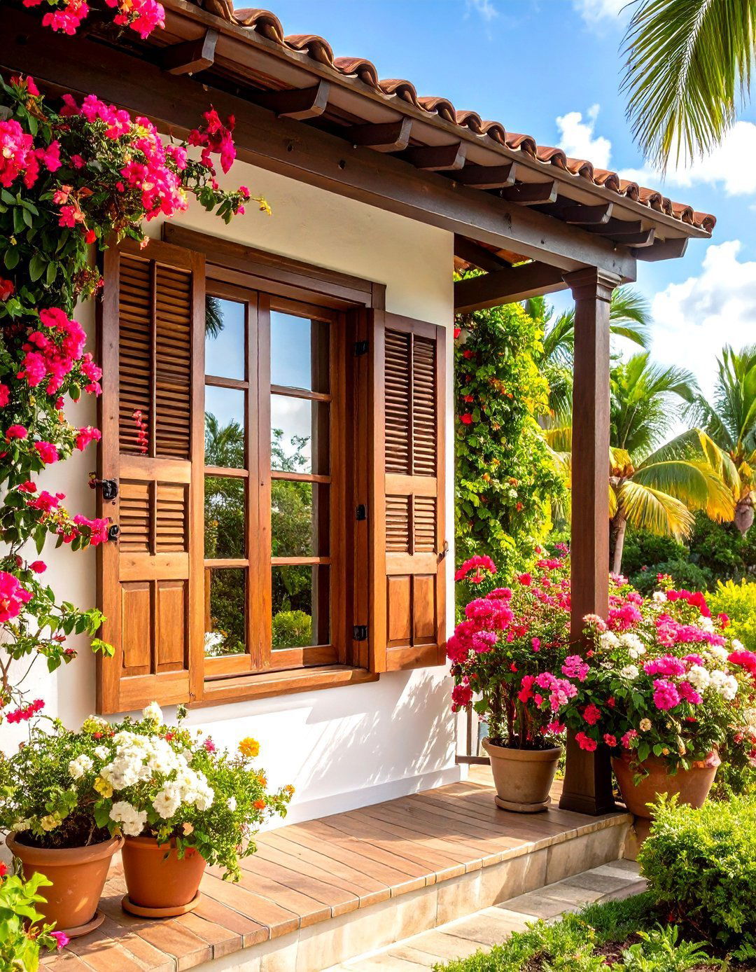 Colonial Caribbean Jalousie Spanish Style Window - 20 spanish style windows