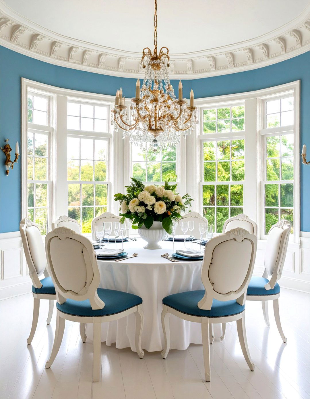 Colonial Crown Molded Window Trim - 20 Window Trim Ideas