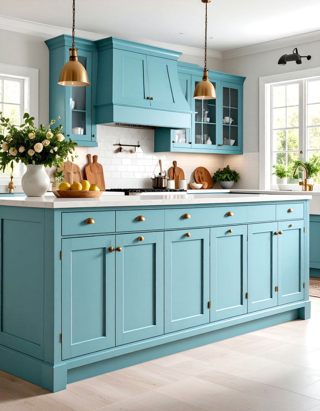 Colonial Style Larder Cupboard with Raised Panel Doors - 20 Larder Cupboard and Pantry Ideas for Your Kitchen