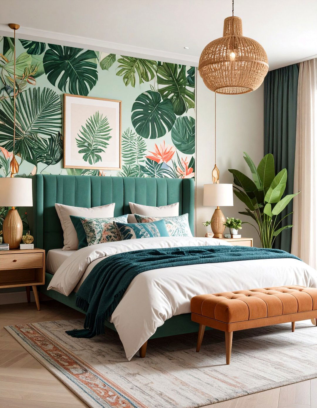 Color Confident Eclectic Bedroom Walls - 20 Eclectic Bedroom Ideas