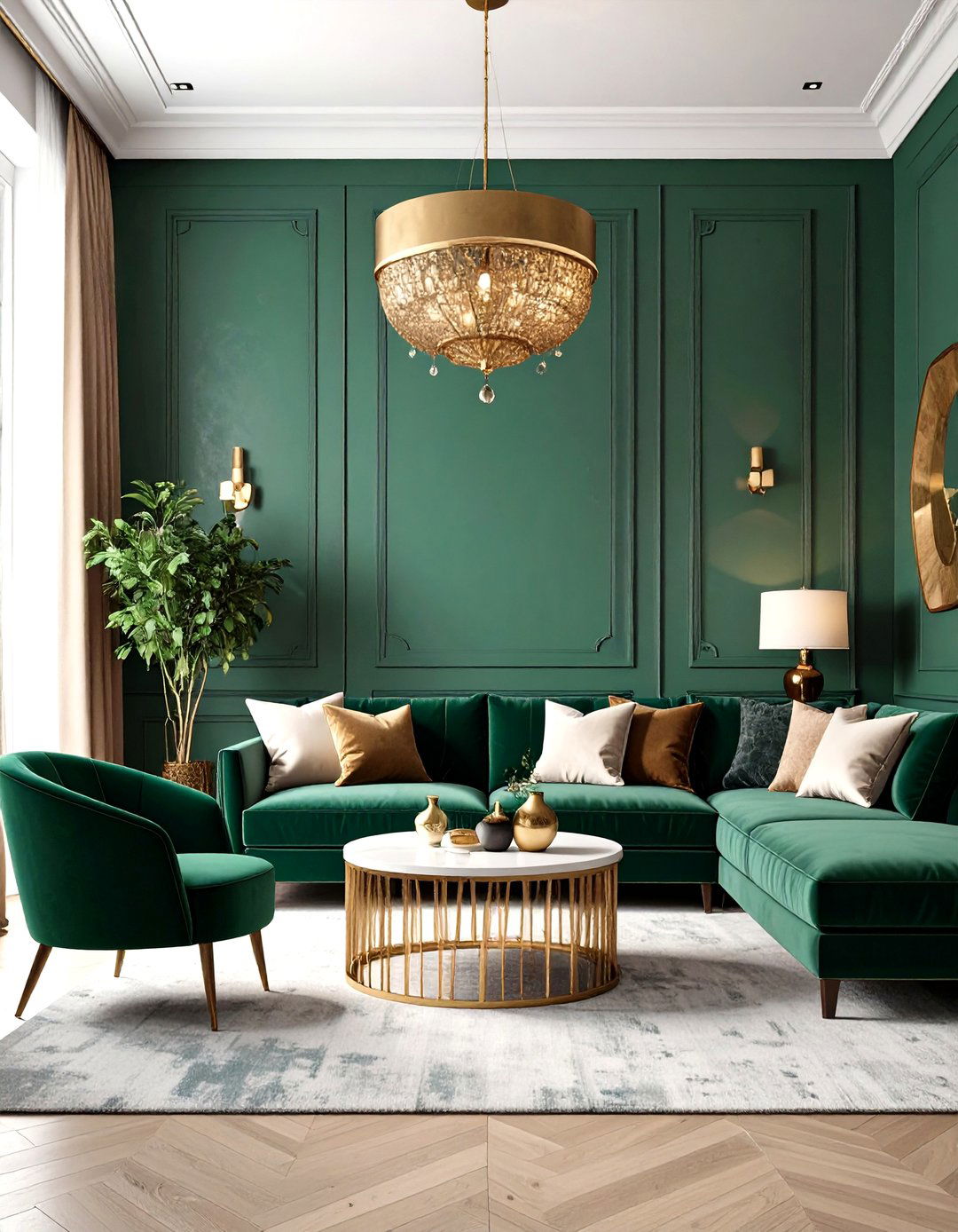 Color Drenched Maximalist Living Room Design - 20 Maximalist Living Room Design Ideas