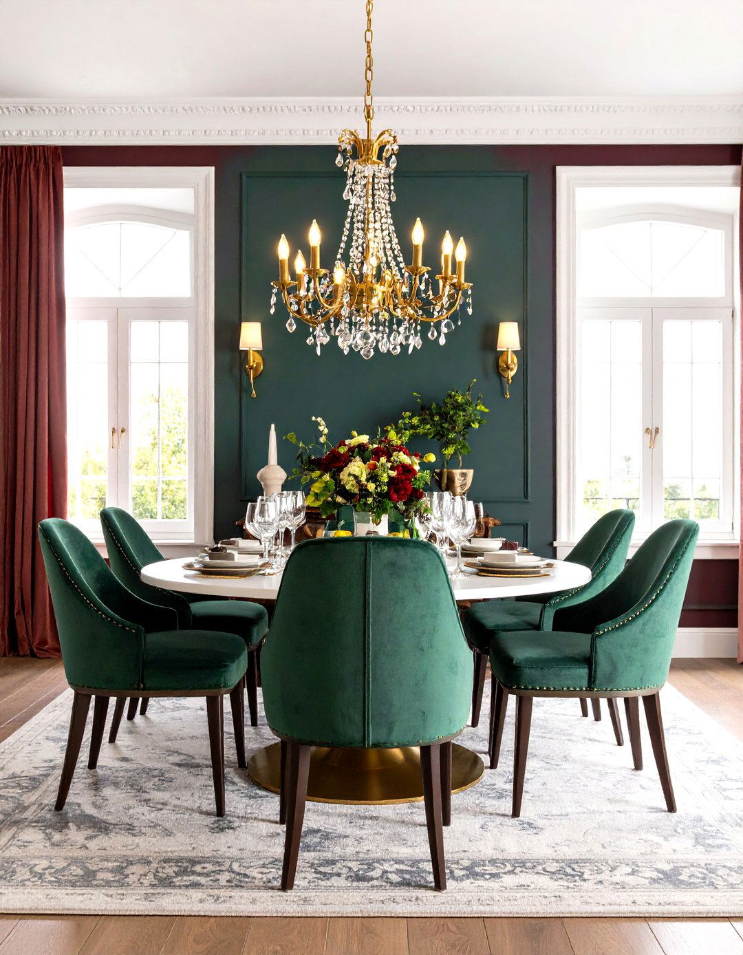Color Drenched Townhouse Design - 20 Townhouse Interior Design Ideas