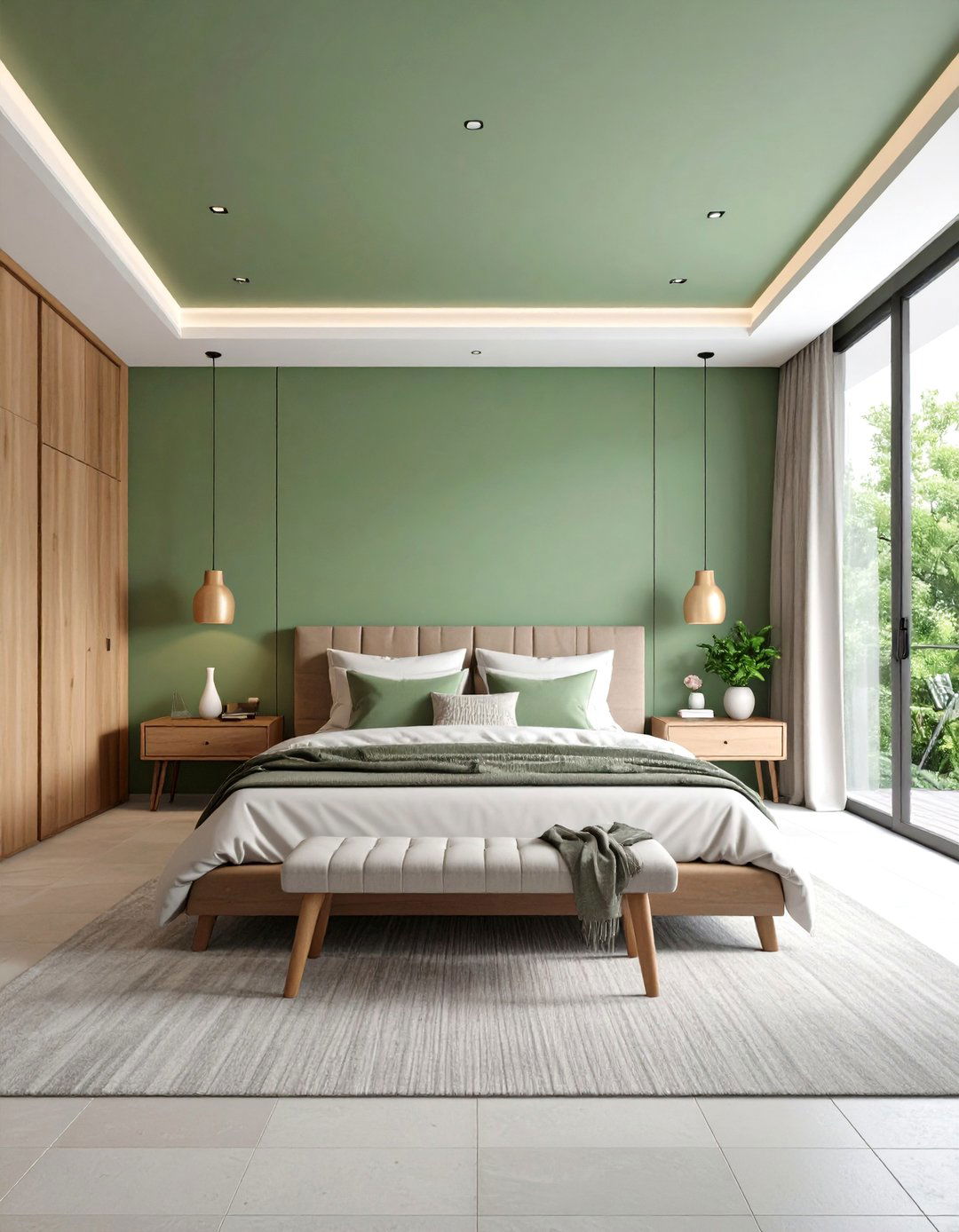 Color Matched Ceiling Paint for Seamless Flow - 20 Ceiling Paint Ideas