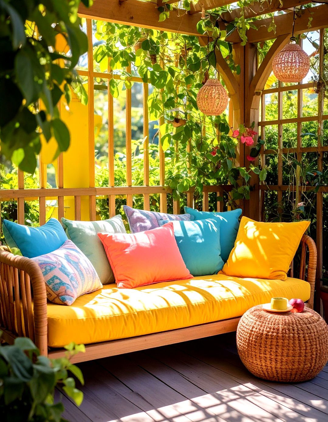 Color Therapy Garden Nook - 20 Garden Nook Ideas