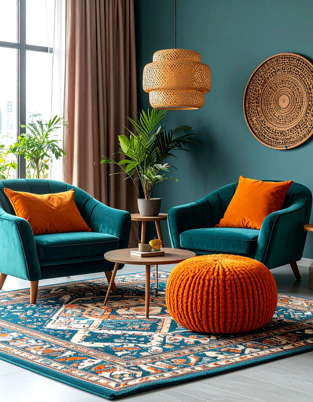 Color Wheel Complementarity - 20 Teal and Orange Color Scheme for Your Rooms