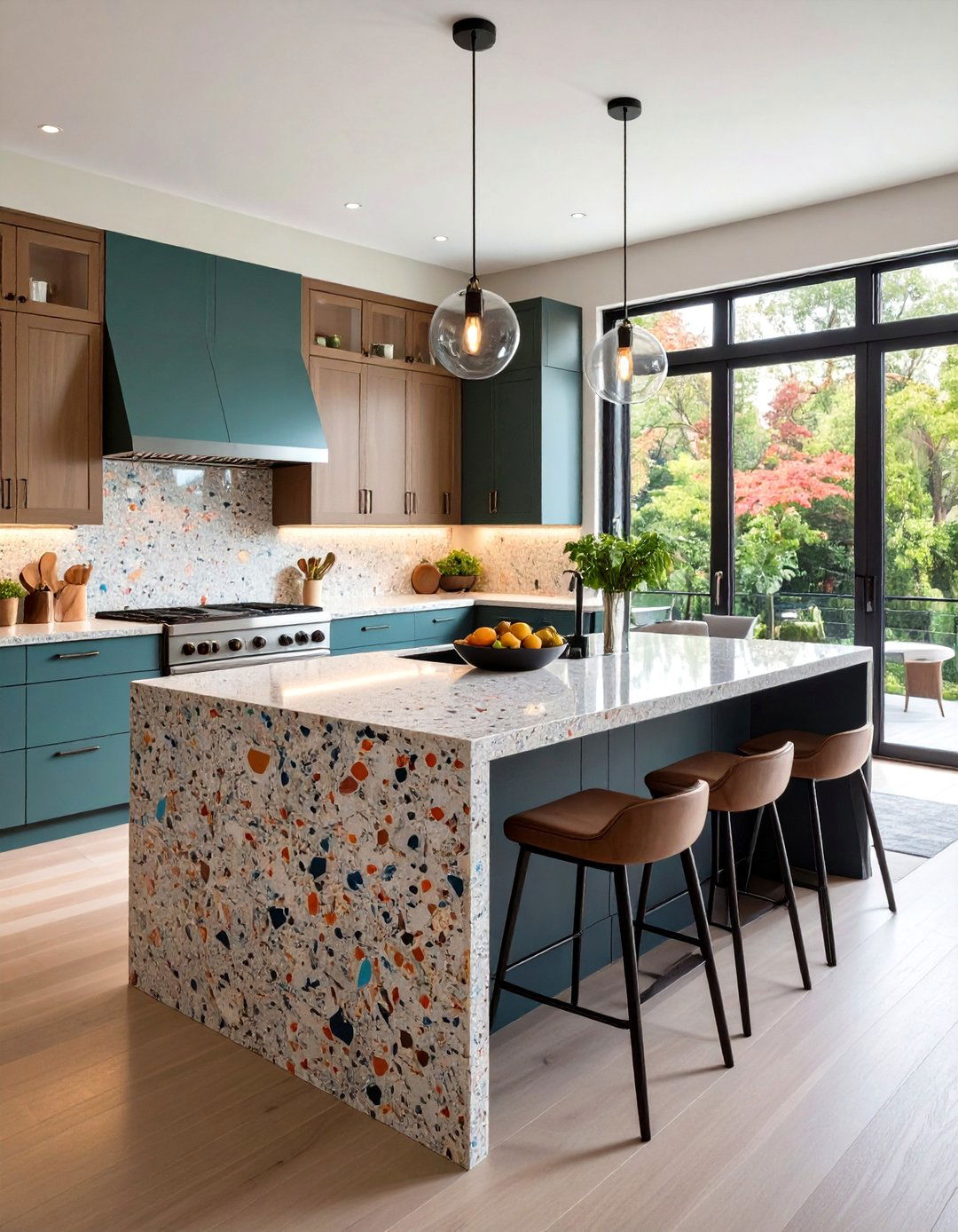 Color and Pattern Choices - 20 Terrazzo Kitchen Countertops