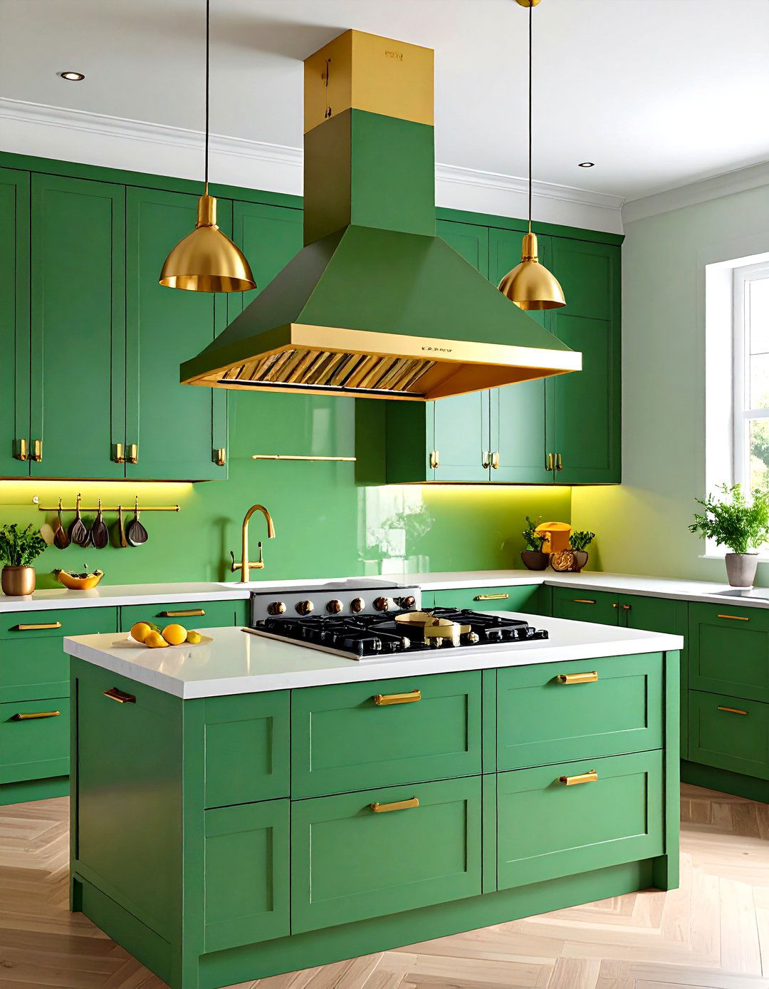 Colored Enamel Range Hood Pop - 20 Range Hood Ideas