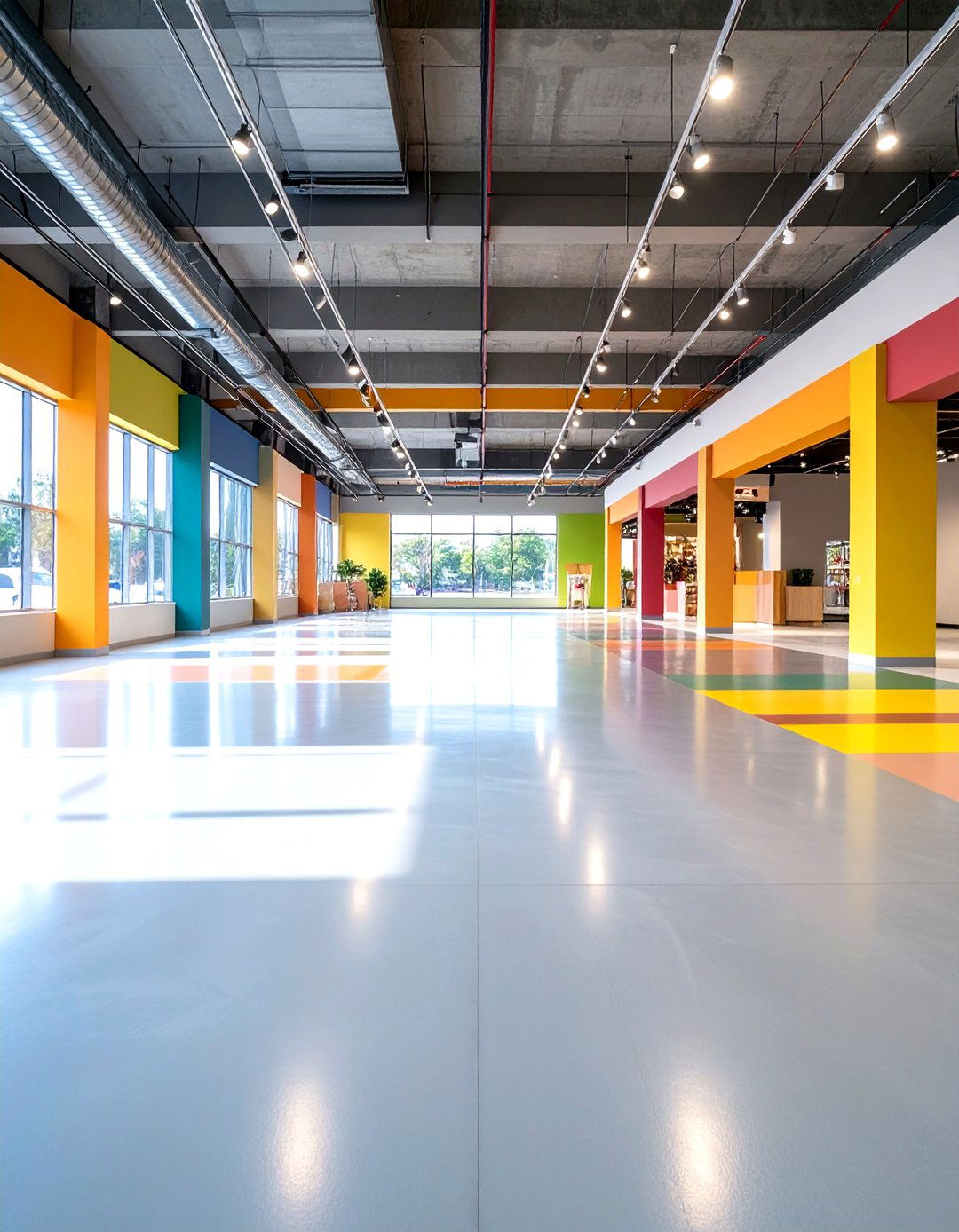 Colored Overlays - 20 Types of Concrete Floor Finishes