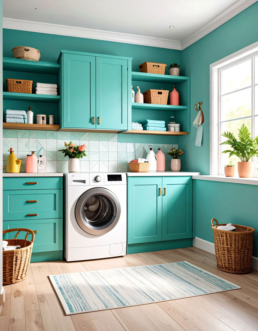 Colorful Eclectic Laundry Room Playground - 20 Laundry Room Decor Ideas