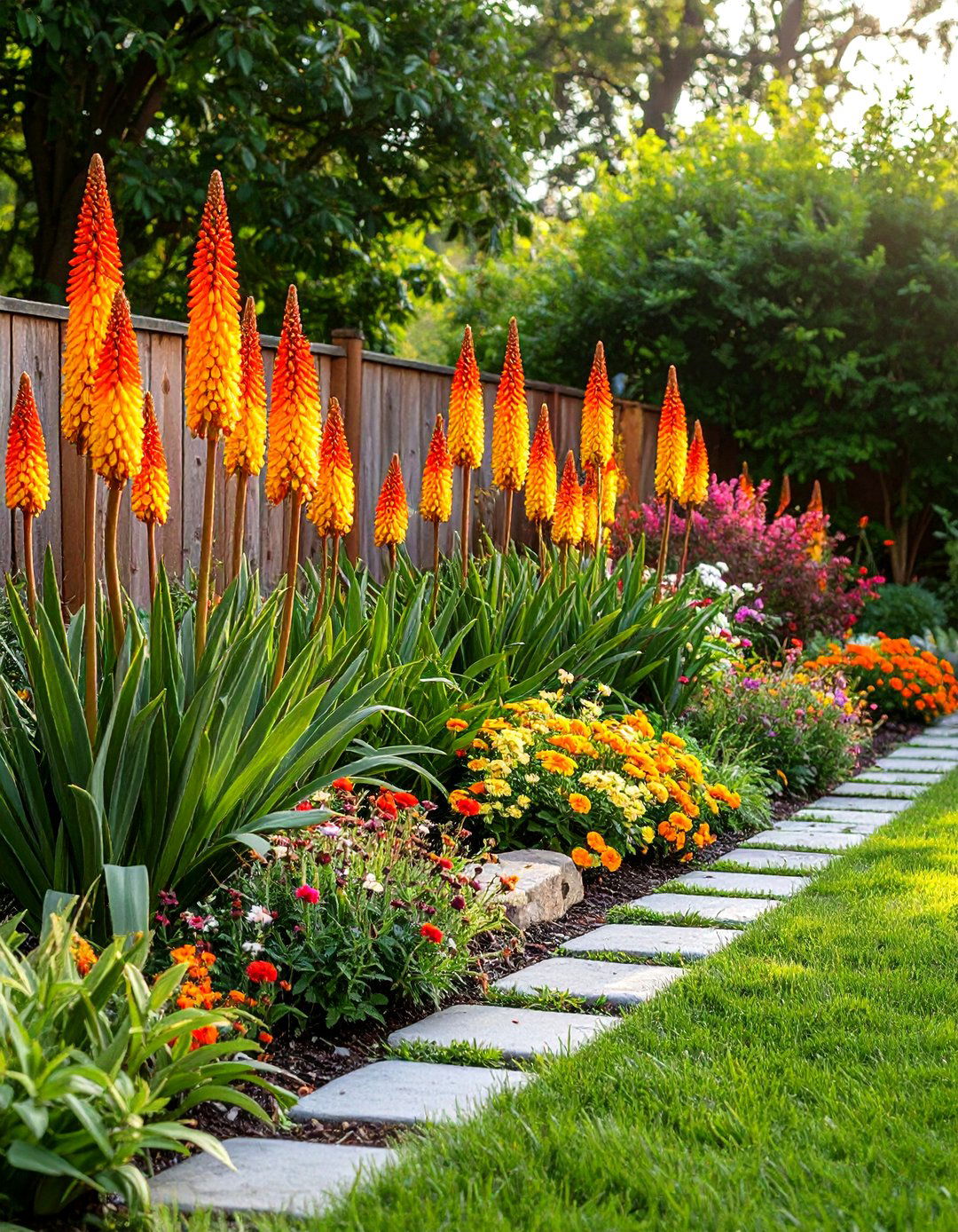 Colorful Plant Garden Focal Point - 20 Garden Focal Point Ideas