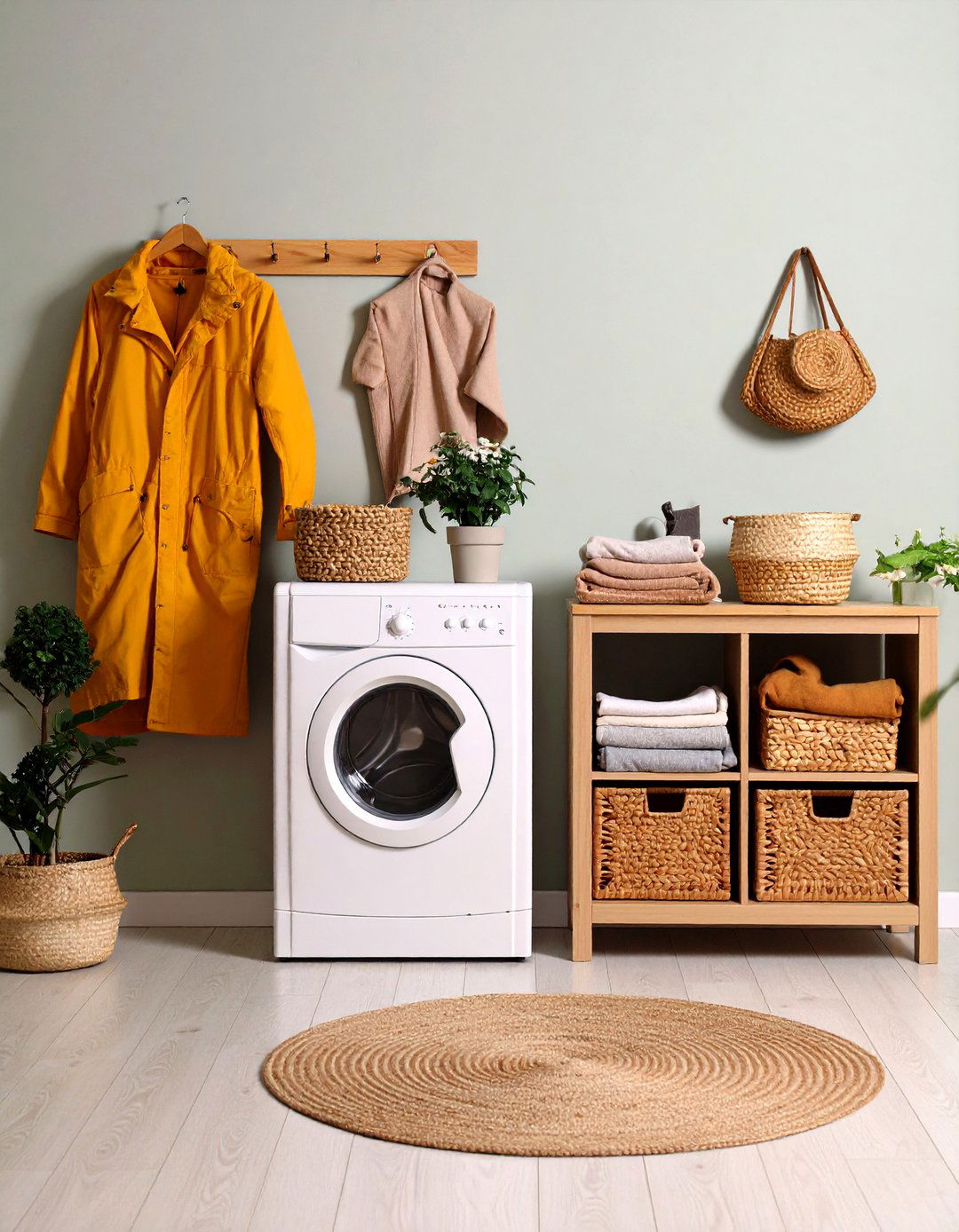 Combined Mudroom Laundry Space - 20 Small Laundry Room Ideas With a Top Load Washing Machine