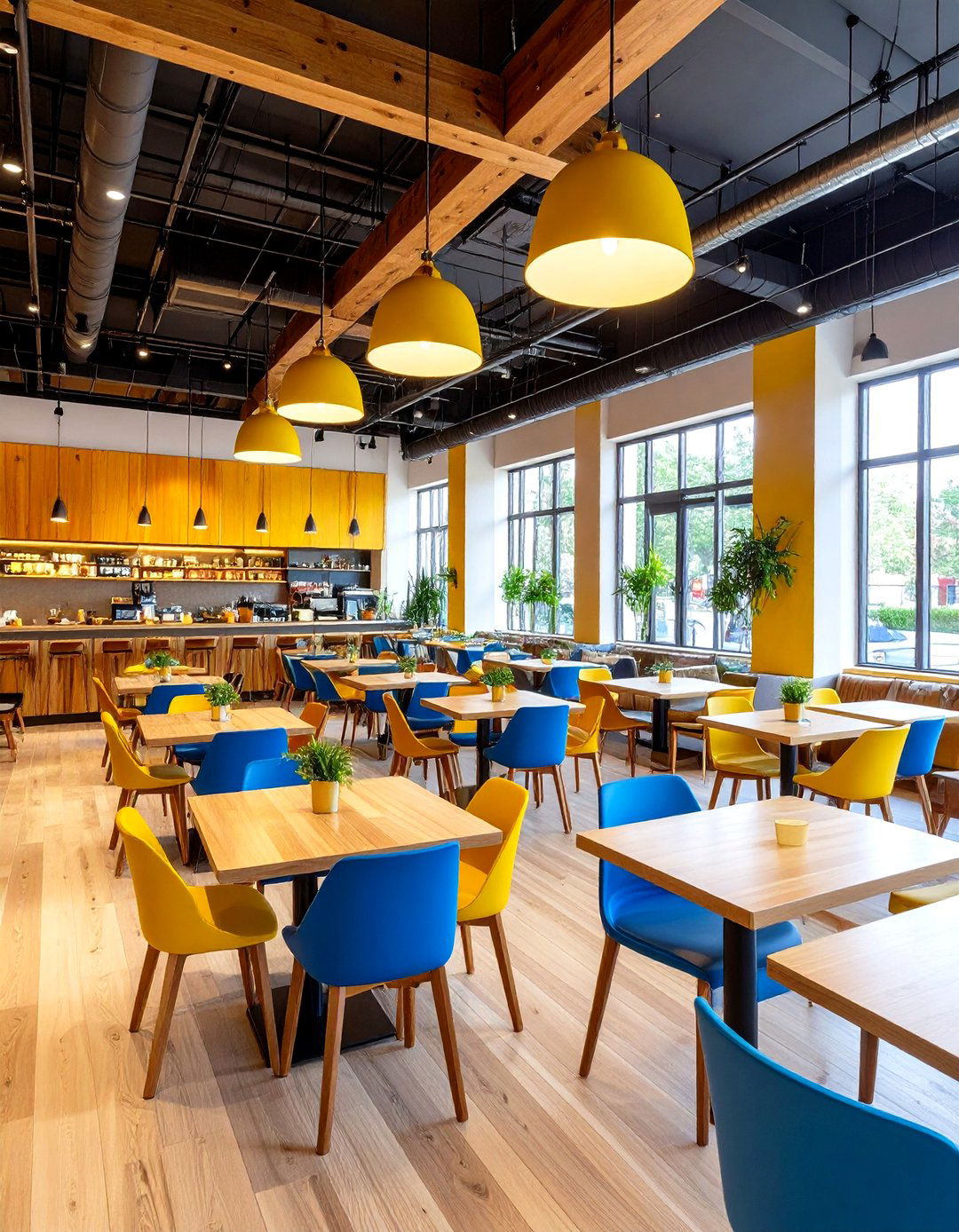 Communal Dining Restaurant Interior Design - 20 Restaurant Interior Design Ideas