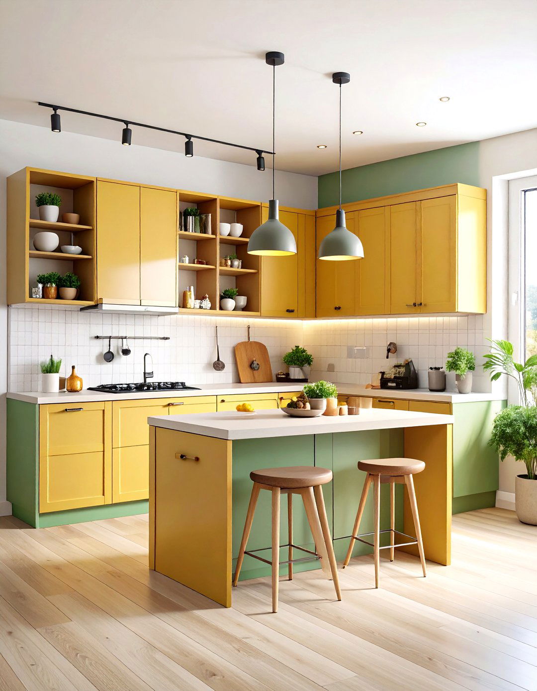 Compact Apartment One Wall Kitchen - 20 One Wall Kitchen Ideas