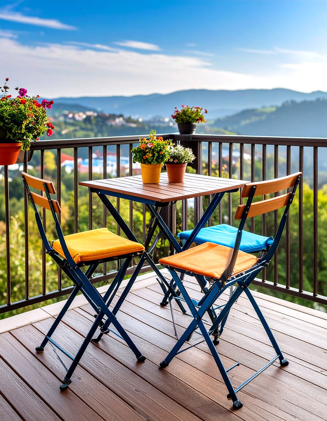 Compact Bistro Sets - 20 Small Balcony Ideas