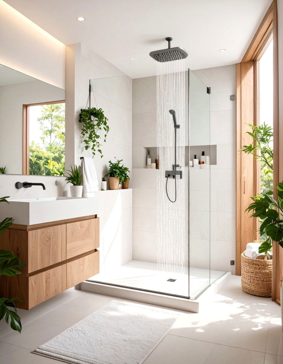 Compact Corner Doorless Walk In Shower - 20 Doorless Walk In Shower Ideas