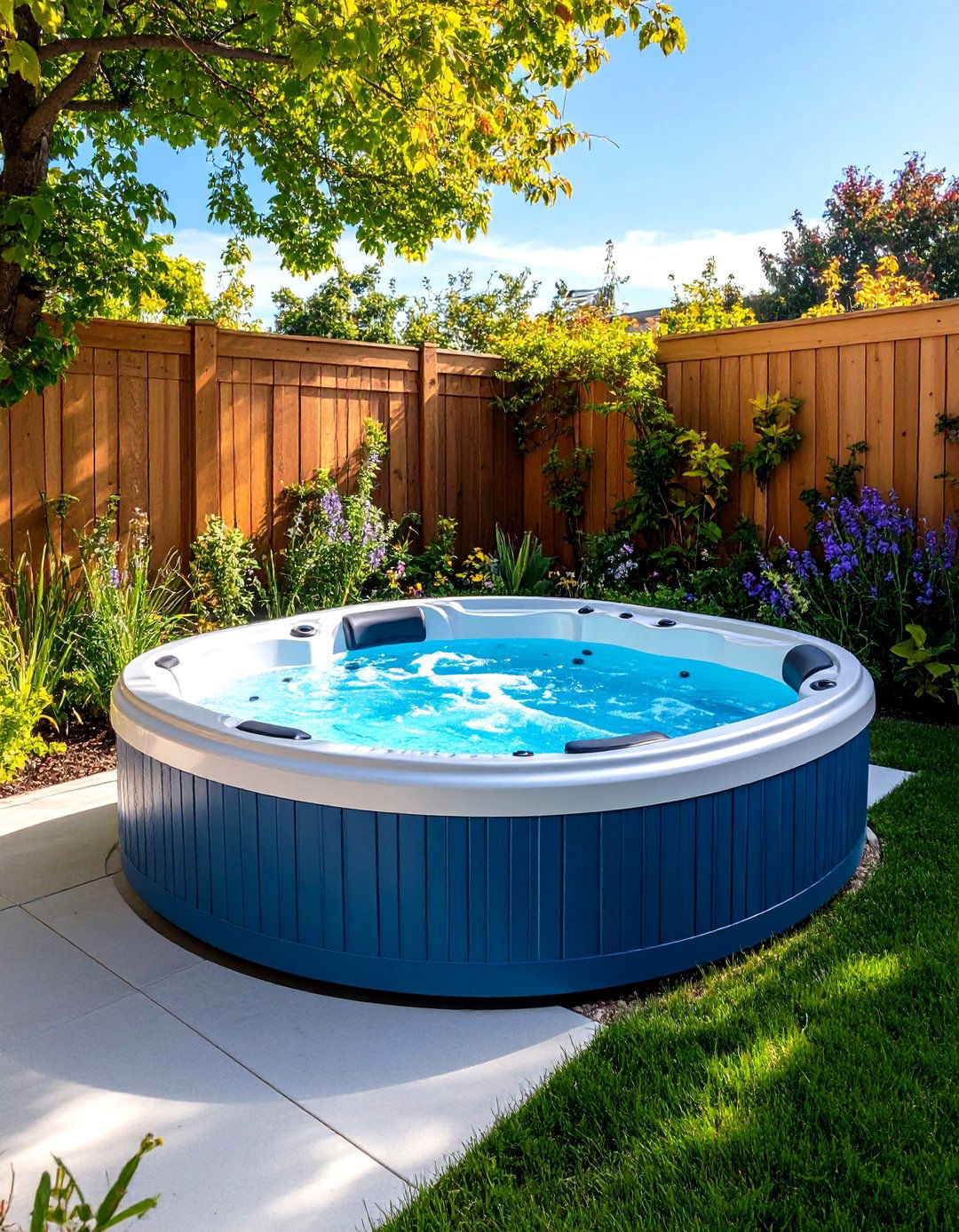 Compact Hot Tub or Spa Integration - 20 Townhouse Backyard Ideas