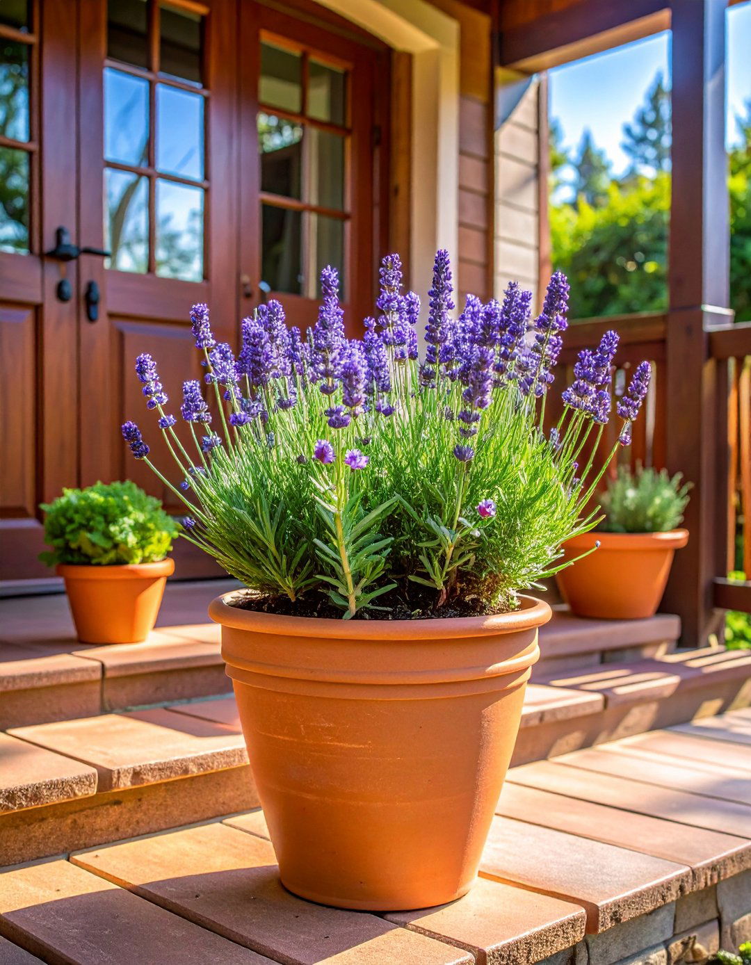Compact Lavender Aromatic Front Door Plant - 20 Front Door Plants