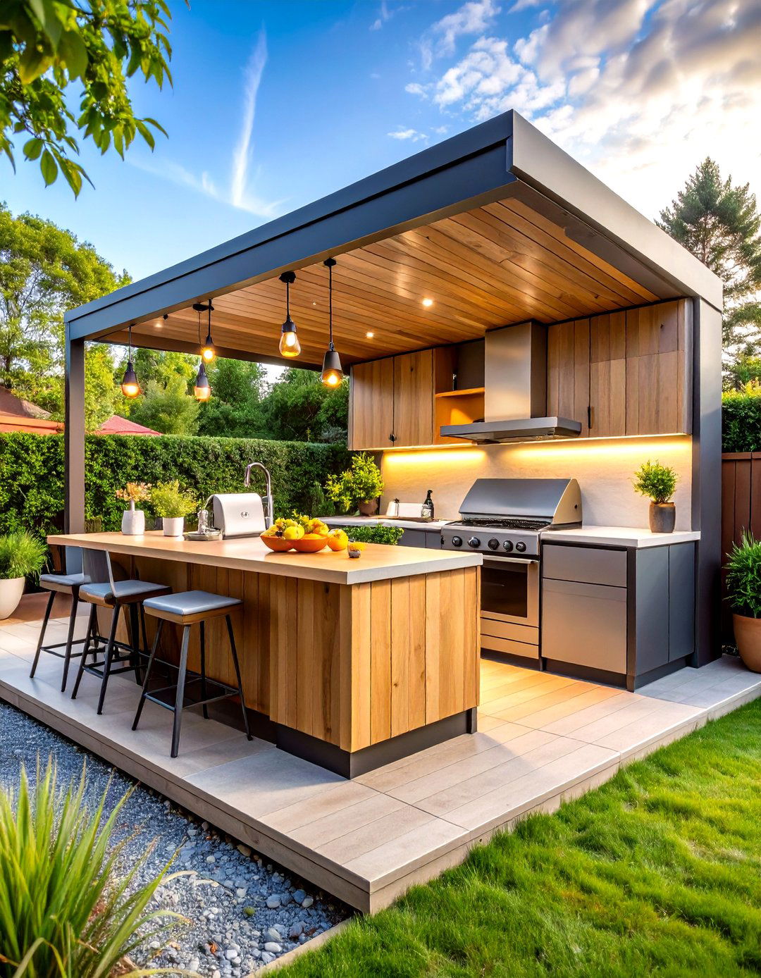 Compact Outdoor Kitchen Island - 20 Outdoor Kitchen Island Ideas