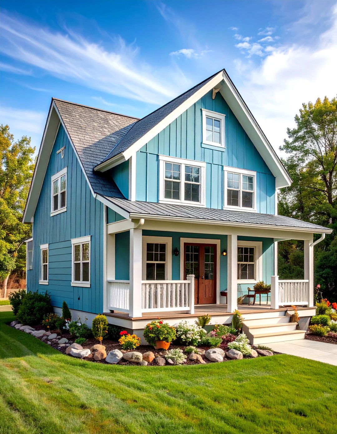 Compact Pole Barn Exterior for Small Lots - 20 Pole Barn and Barndominium House Exteriors