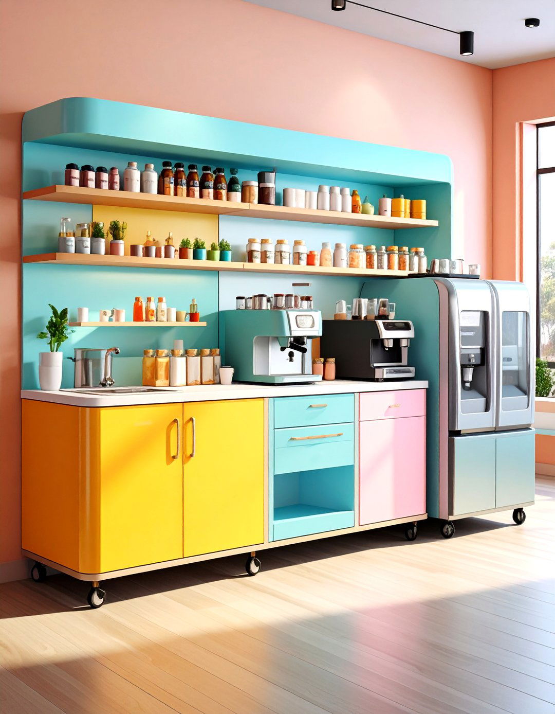 Compact Refreshment Stations - 20 Small Salon Interior Design Ideas