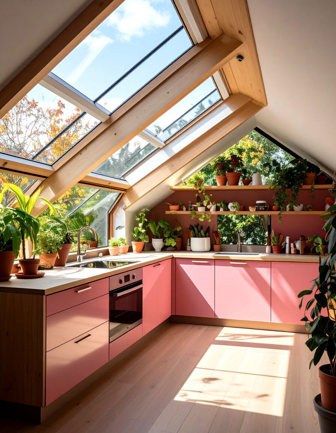 Compact Skylights - 20 Small Kitchen Lighting Ideas