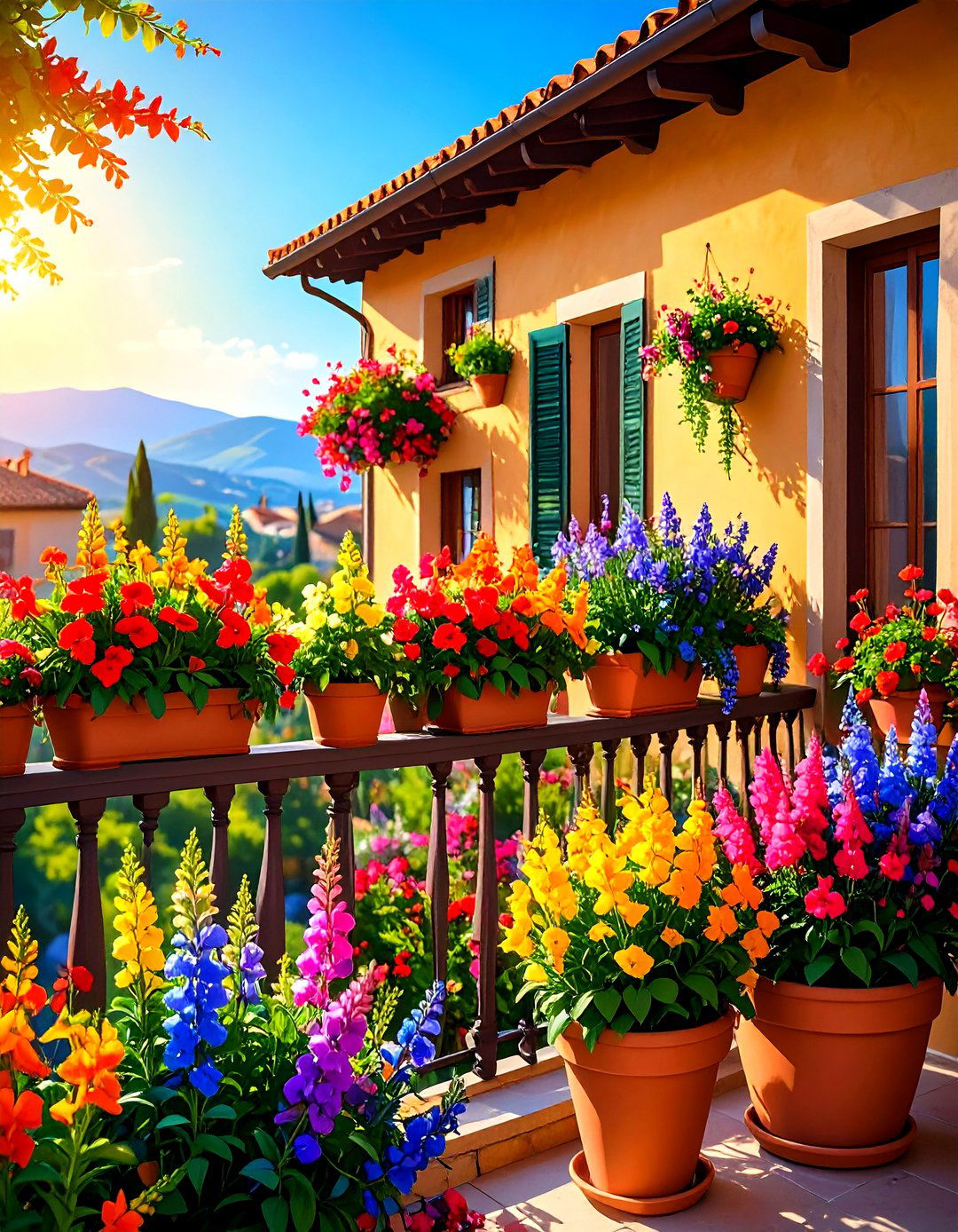Compact Snapdragon Balcony Spires - 20 Flowering Plants for Balcony