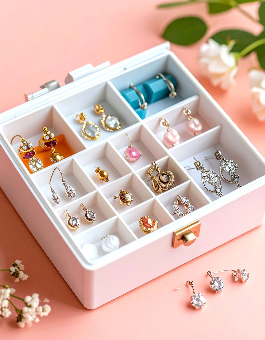 Compartment Tackle Box Earring Storage Hack - 20 Earring Storage Ideas
